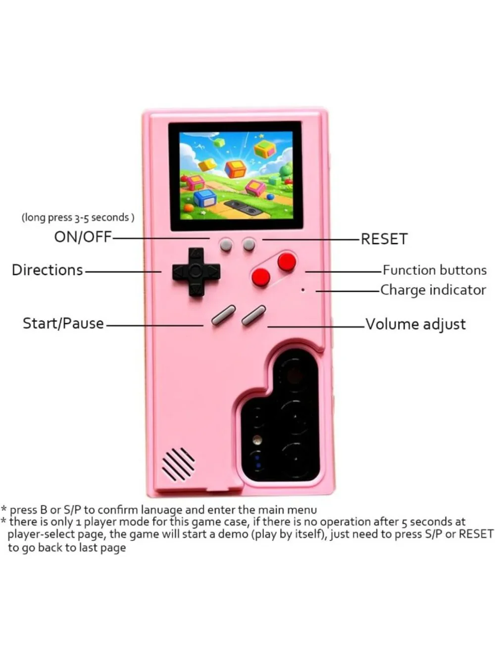 Retro Game Phone Case for Samsung Galaxy S24 Ultra - Playable Design, Fun Gift